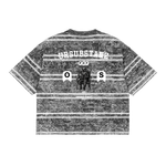 Snow Washed Stripe Boxy T-shirt