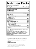"BOTANICAURUM®" Manuka Honey Coffee Fusion 4oz
