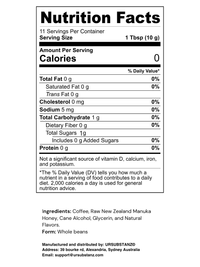 "BOTANICAURUM®" Manuka Honey Coffee Fusion 4oz